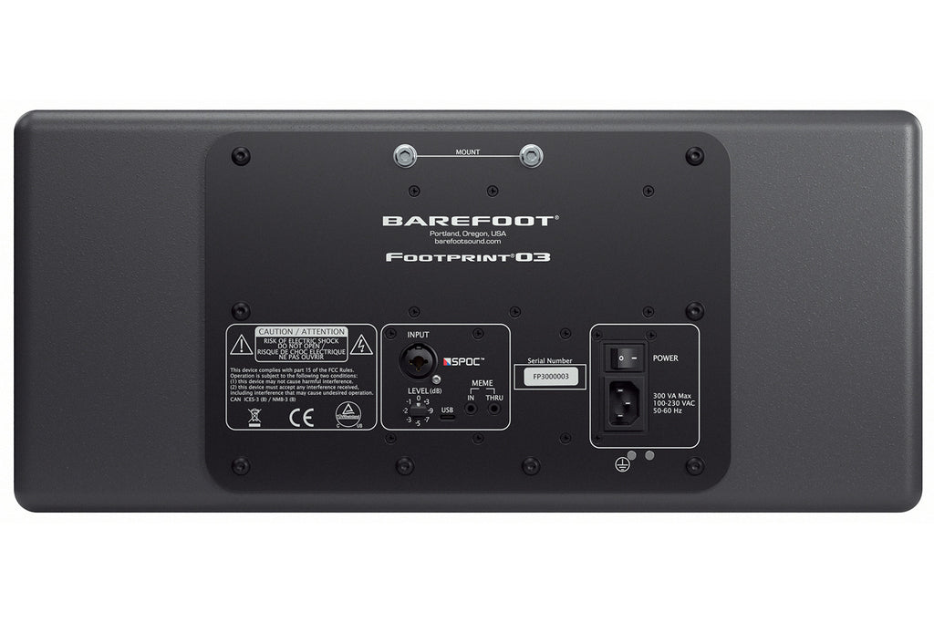 Barefoot Sound Footprint03C Active Studio Monitor - Pair