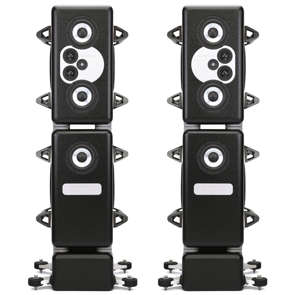 Barefoot Sound MasterStack12 4.5-Way Active Monitor Tower - Pair with Handles