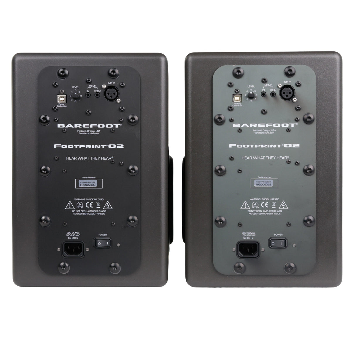 Barefoot Sound Footprint02 Gen 1 3-Way Active Studio Monitor - Pair #327/328 (Used)