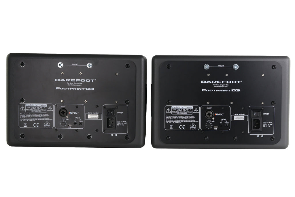 Barefoot Sound Footprint03 3-Way Active Studio Monitor - Pair #FP3000459/60 (Used)