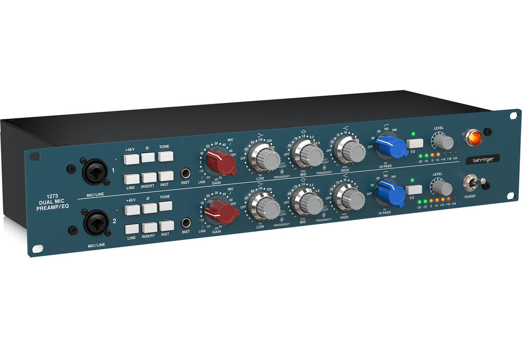 Behringer 1273 2-Channel Microphone Preamplifier and Equalizer