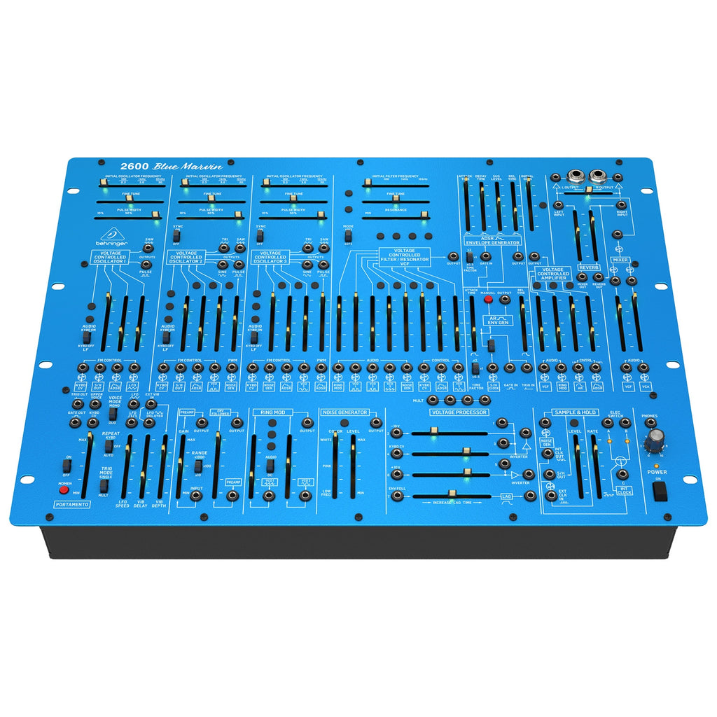 Behringer 2600 Semi-Modular Analog Synthesizer - Blue Marvin