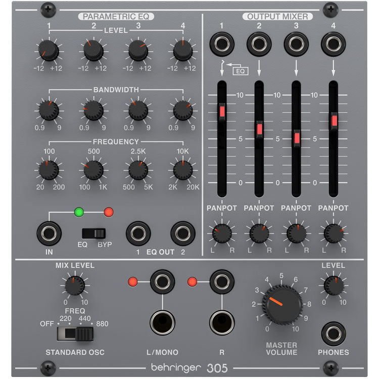 Behringer 305 EQ/Mixer/Output Module