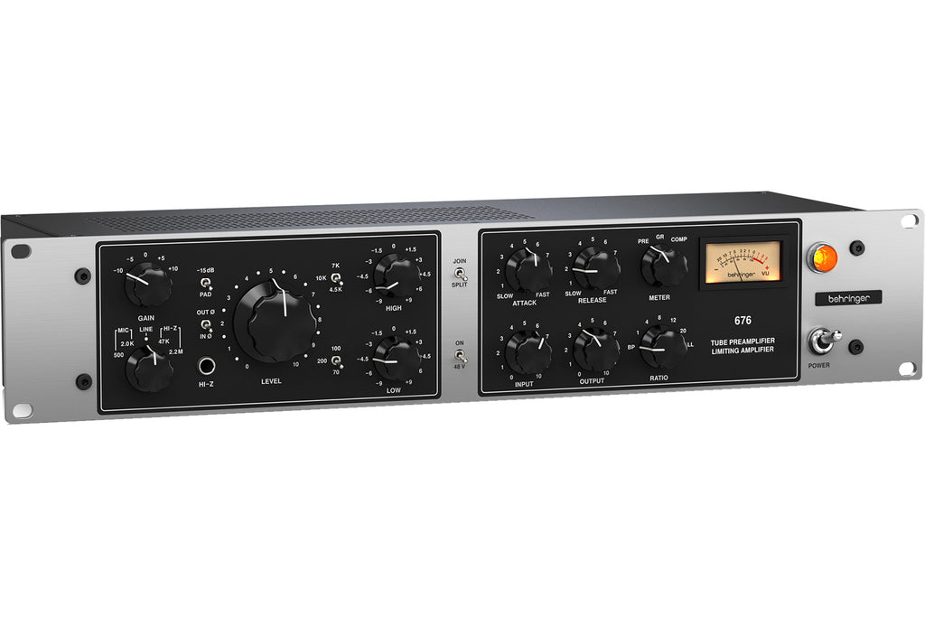 Behringer 676 Classic Vacuum Tube Preamplifier and FET-Style Compressor