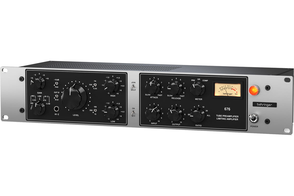 Behringer 676 Classic Vacuum Tube Preamplifier and FET-Style Compressor