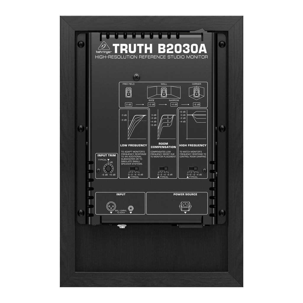 Behringer TRUTH B2030A Active 2-Way Reference Studio Monitor - Single