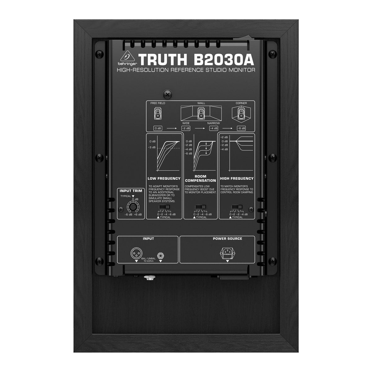 Behringer TRUTH B2030A Active 2-Way Reference Studio Monitor - Single