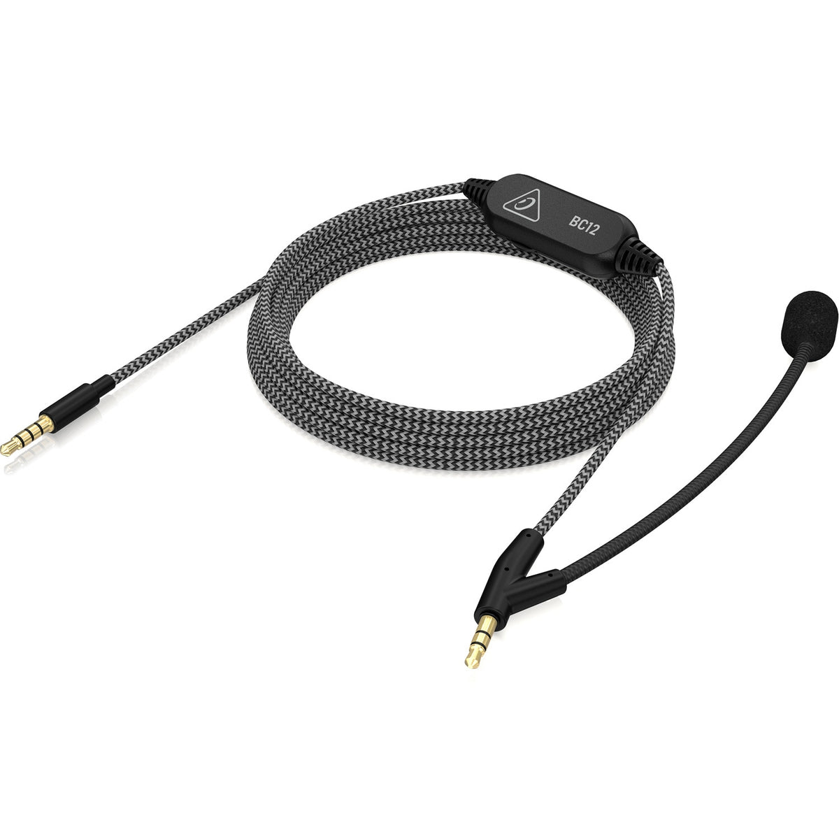 Behringer BC12 Premium Headphone Cable with Boom Microphone and In-Line Control