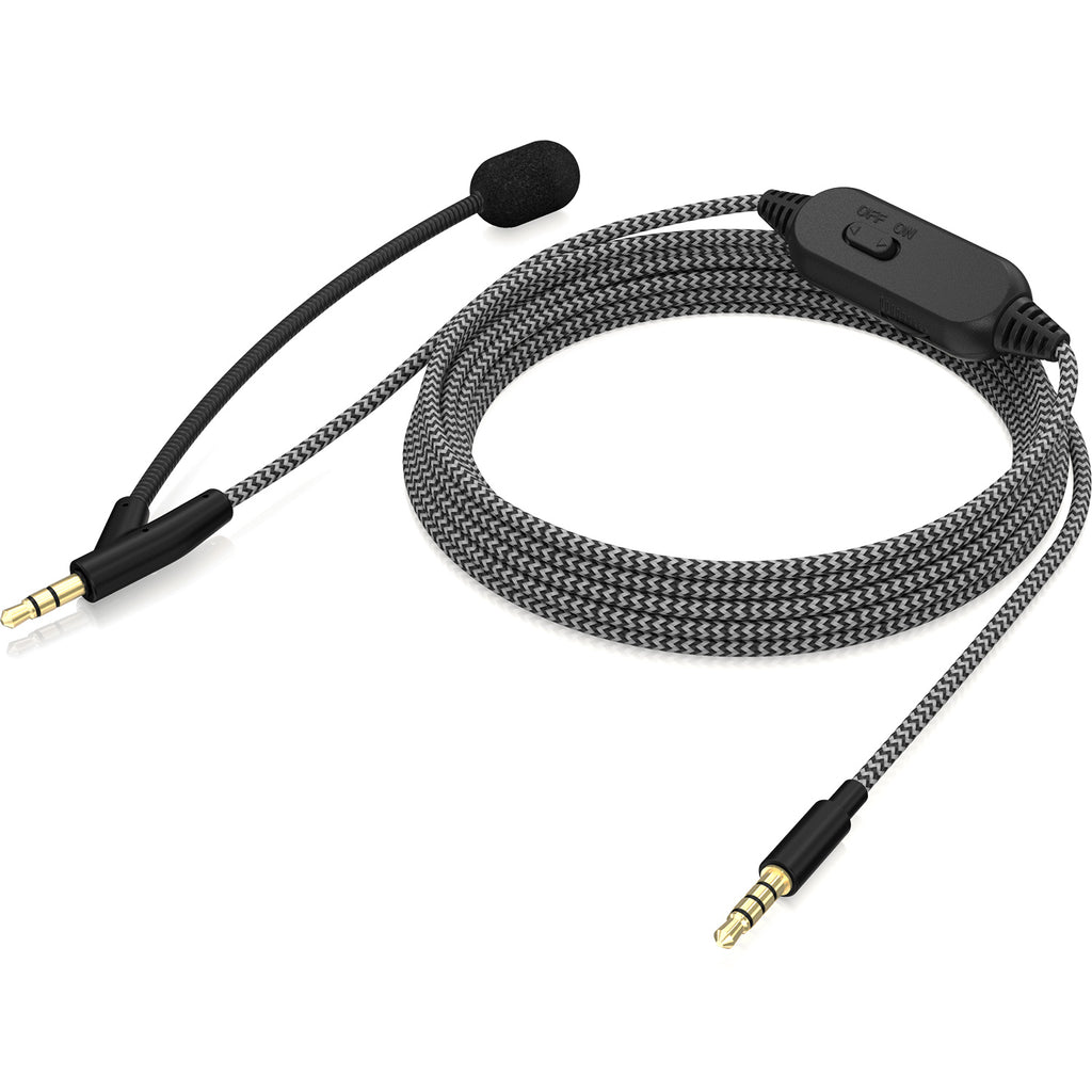 Behringer BC12 Premium Headphone Cable with Boom Microphone and In-Line Control