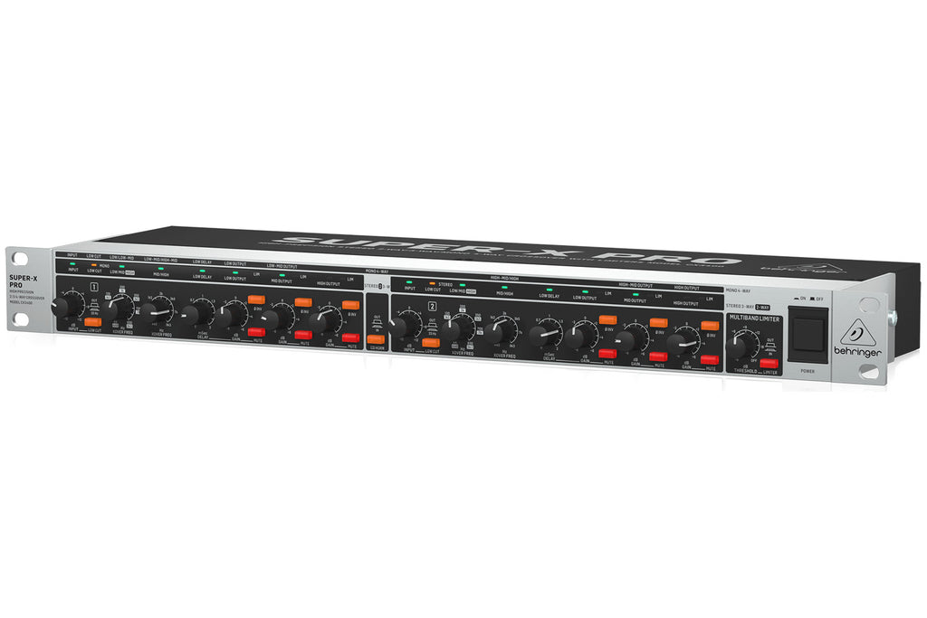 Behringer CX3400 V2 Stereo 2-Way/3-Way/Mono 4-Way Crossover with Limiters