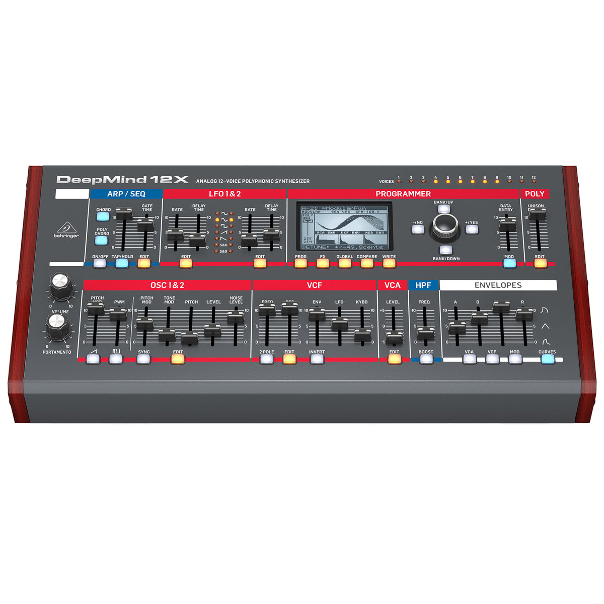 Behringer DEEPMIND 12XD Analog 12-Voice Polyphonic Desktop Synthesizer