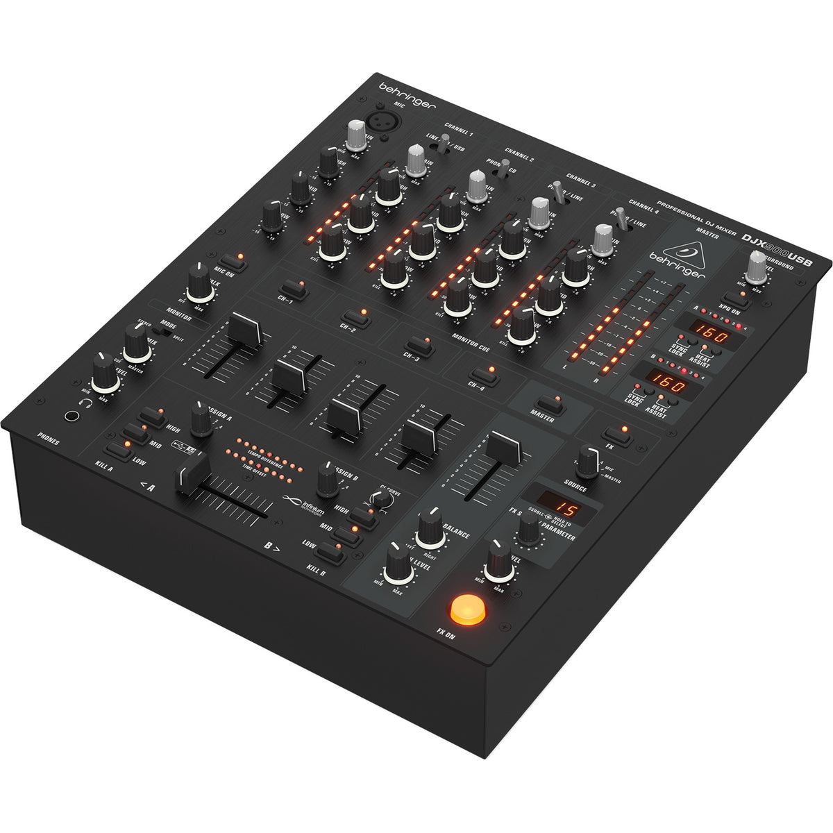 Behringer DJX900USB Professional 5-Channel DJ Mixer