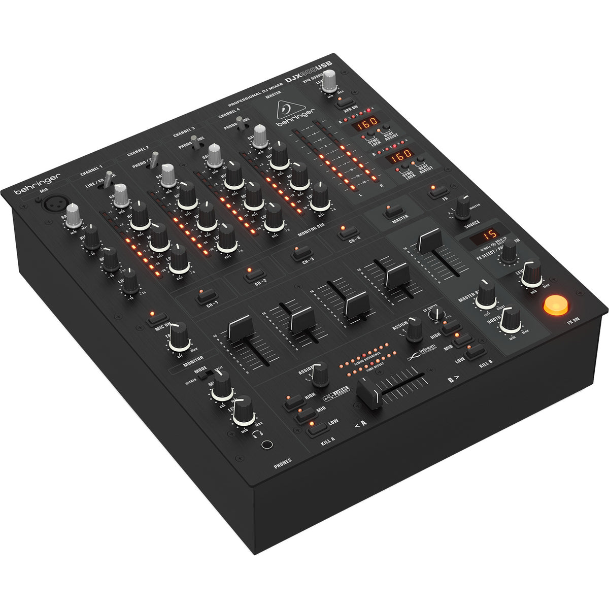 Behringer DJX900USB Professional 5-Channel DJ Mixer