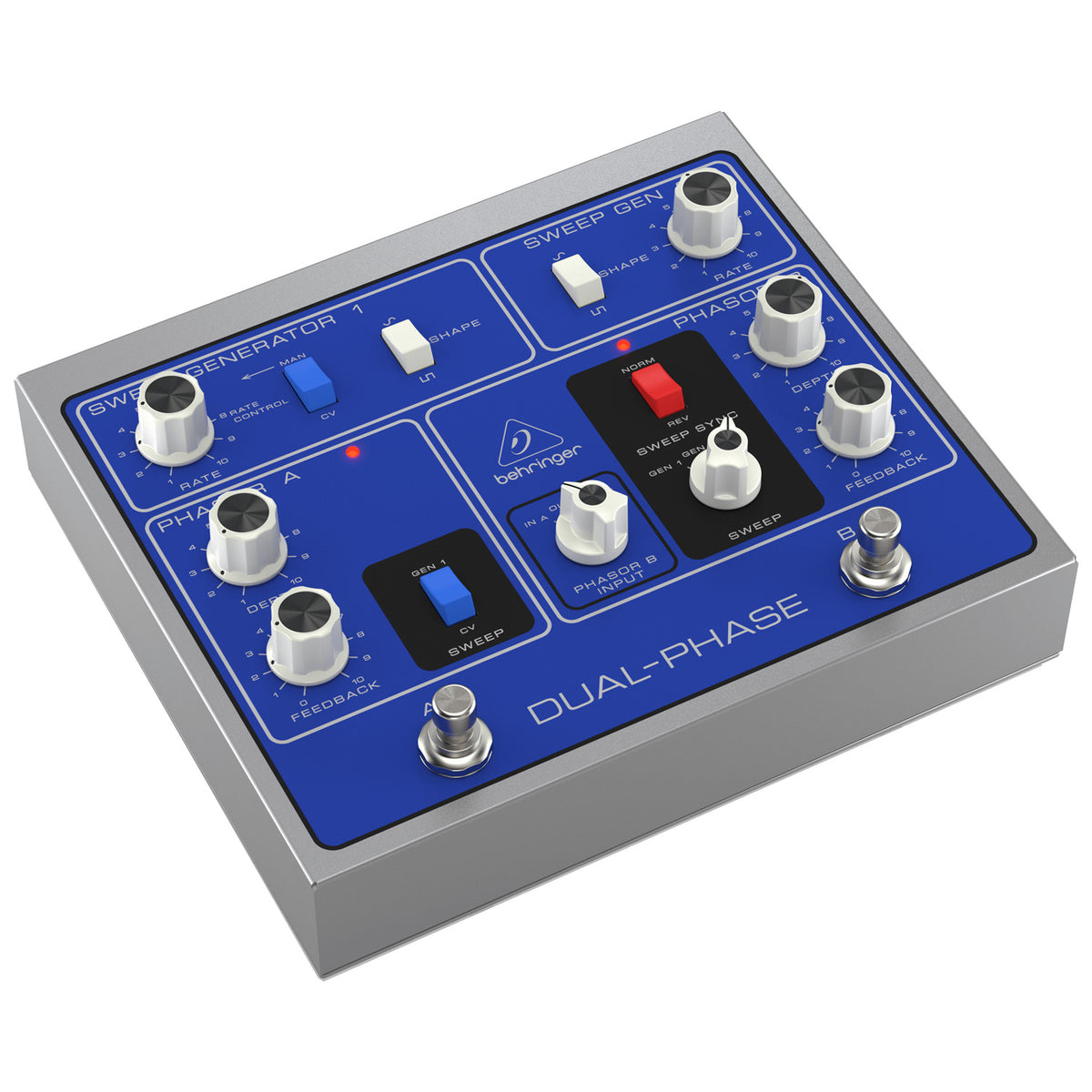 Behringer DUAL-PHASE Dual Phase Shifter Pedal