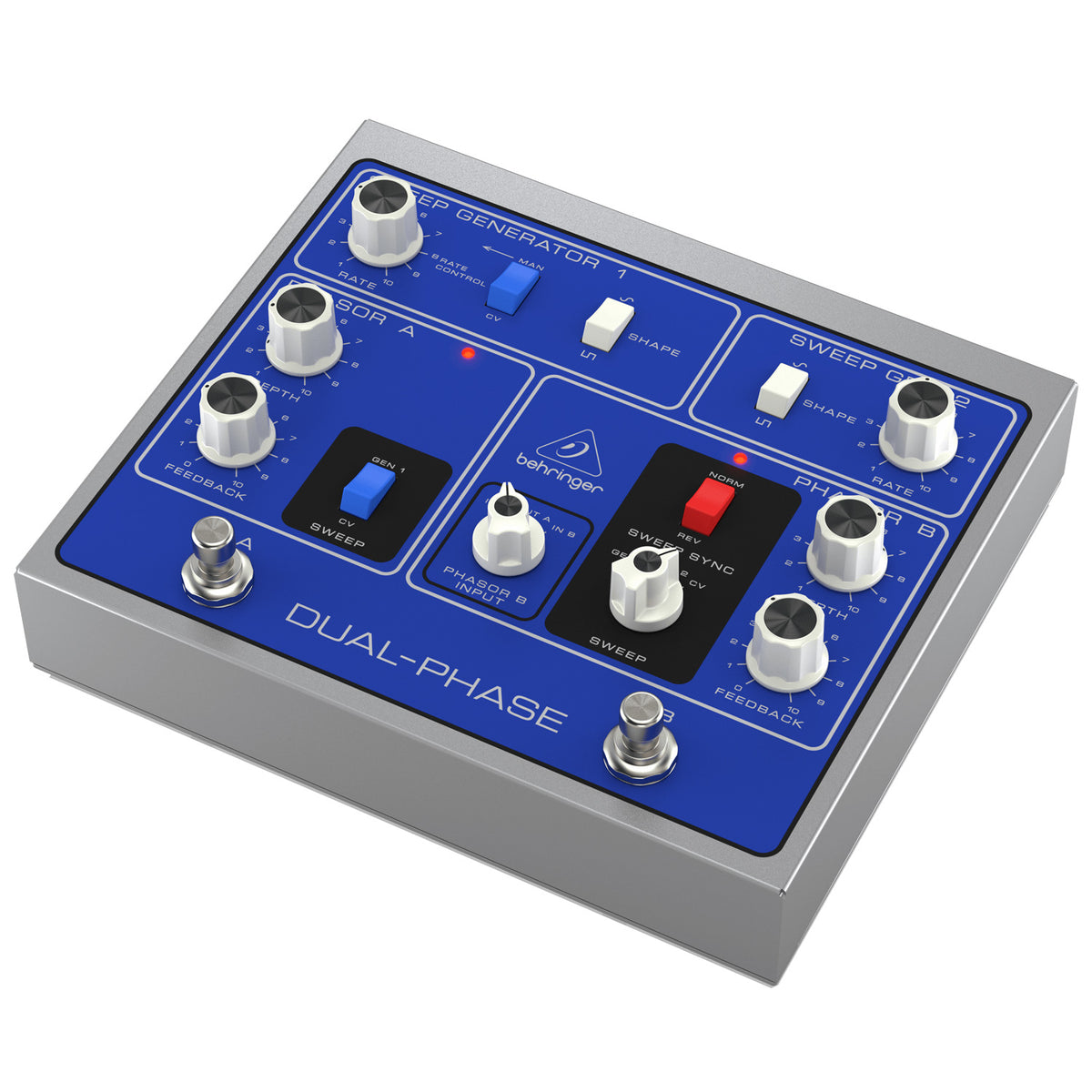 Behringer DUAL-PHASE Dual Phase Shifter Pedal