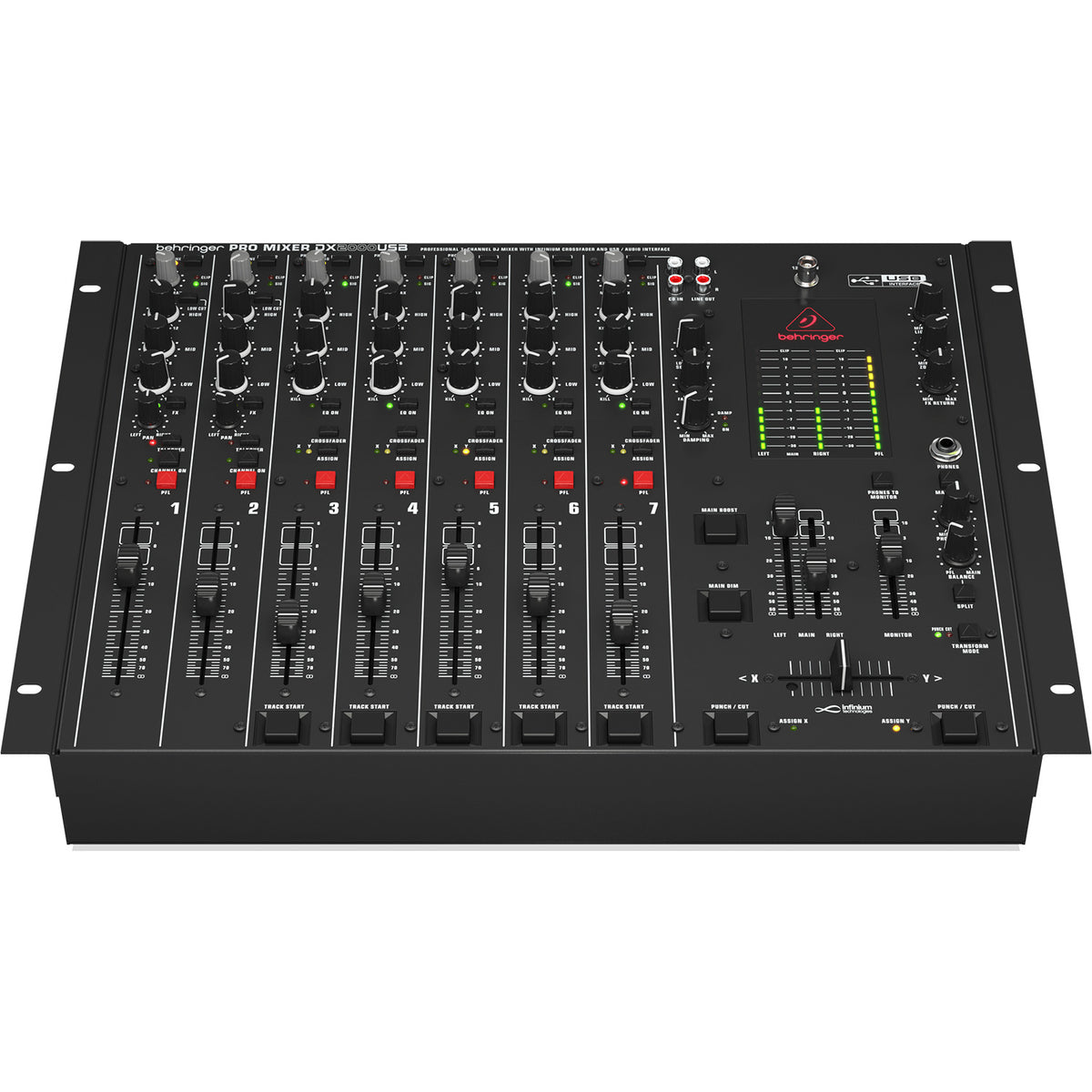 Behringer DX2000USB Professional 7-Channel DJ Mixer