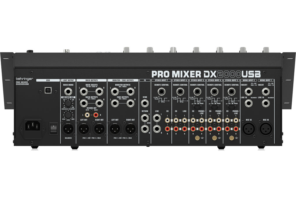 Behringer DX2000USB Professional 7-Channel DJ Mixer