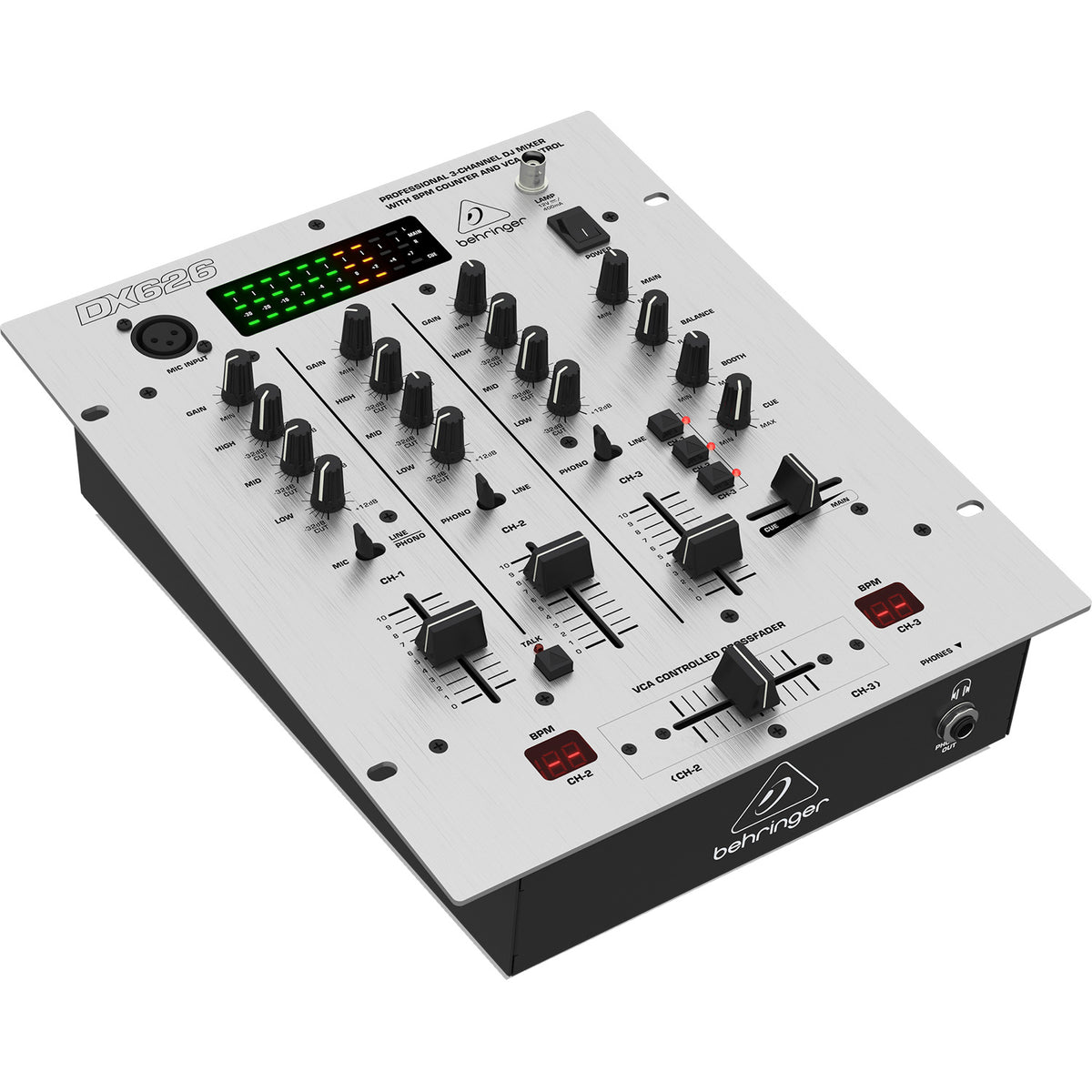Behringer DX626 Professional 3-Channel DJ Mixer