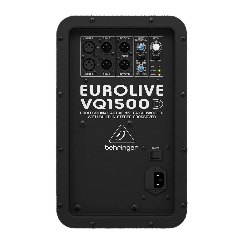 Behringer EUROLIVE VQ1500D Active 500 Watt 15" PA Subwoofer