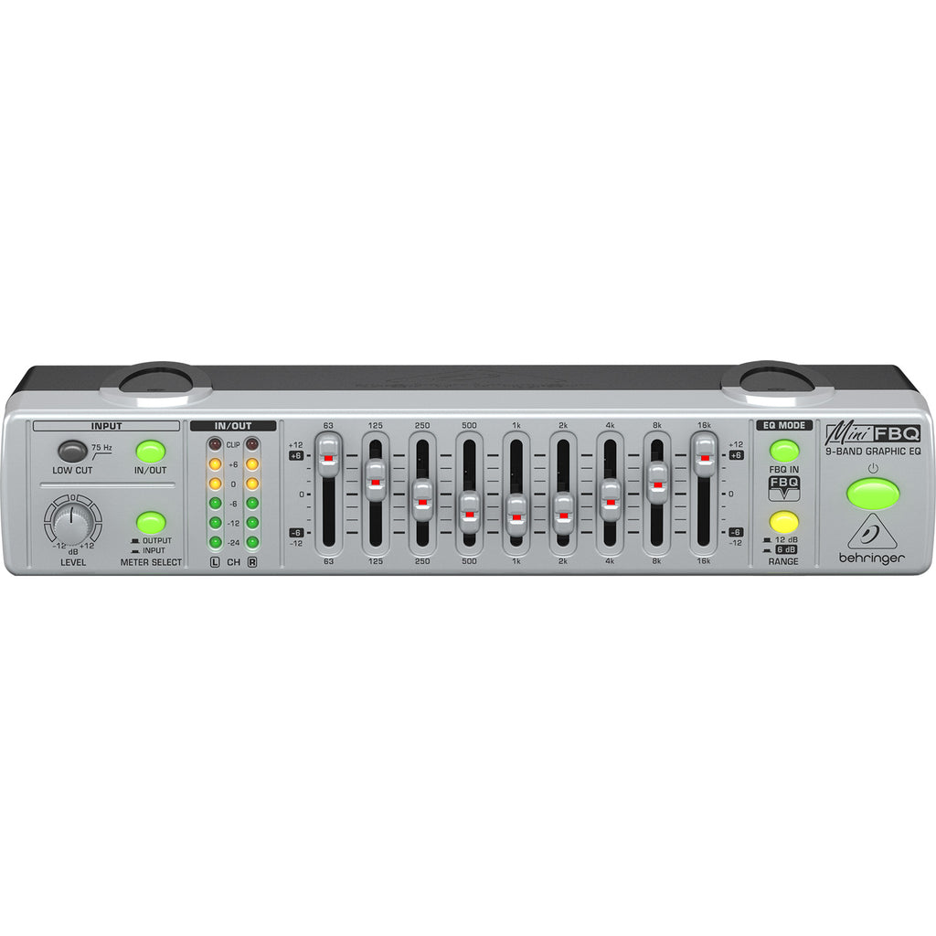 Behringer FBQ800 V2 Compact 9-Band Graphic Equalizer