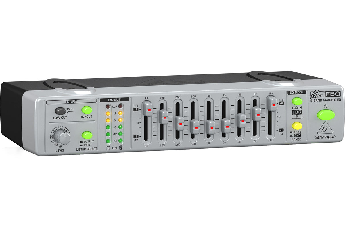 Behringer FBQ800 V2 Compact 9-Band Graphic Equalizer