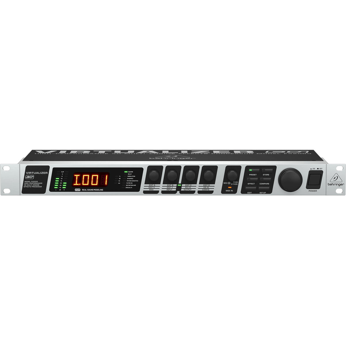 Behringer VIRTUALIZER 3D FX2000 Multi-Engine Effects Processor
