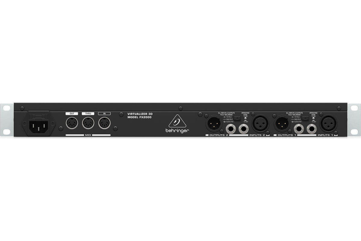 Behringer VIRTUALIZER 3D FX2000 Multi-Engine Effects Processor