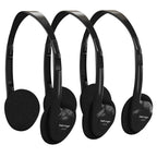 Behringer HO 66 Stereo Headphones - 3-Multipack