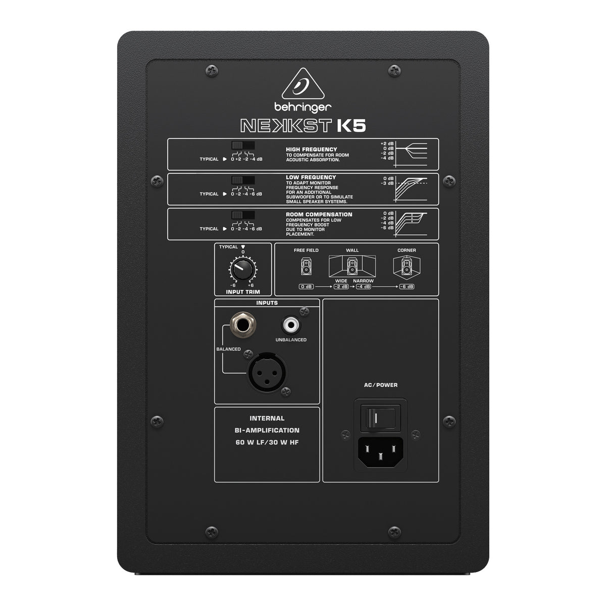 Behringer NEKKST K5 Audiophile Bi-Amped 5" Studio Monitor - Single