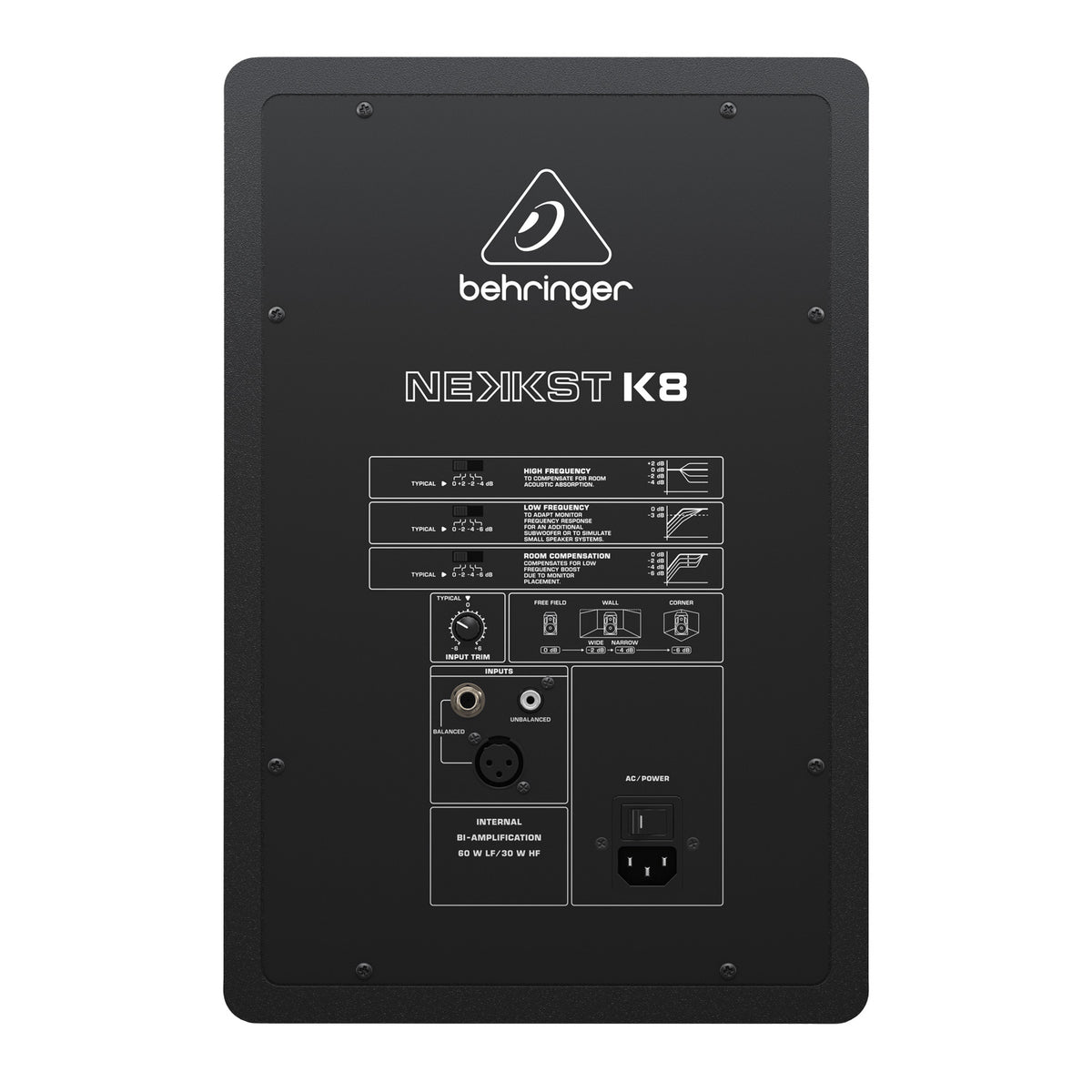 Behringer NEKKST K8 Audiophile Bi-Amped 8" Studio Monitor - Single