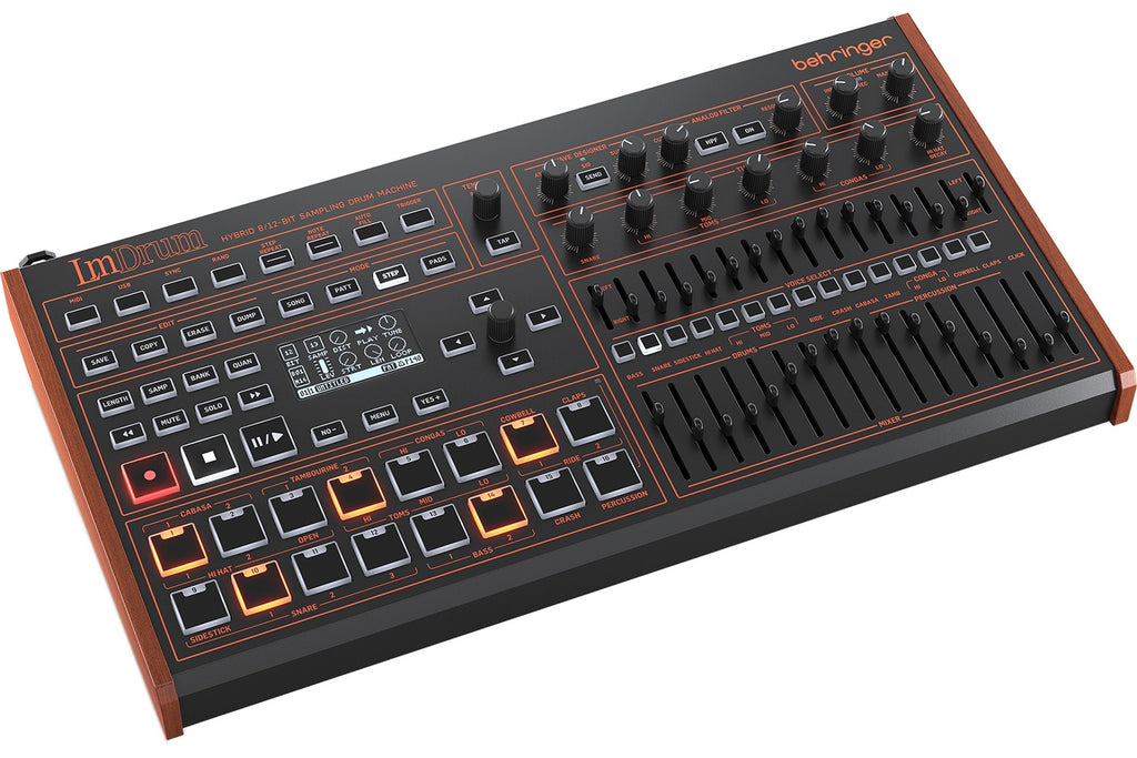 Behringer LM DRUM Retro-Style Drum Machine with Sequencer and Sampler