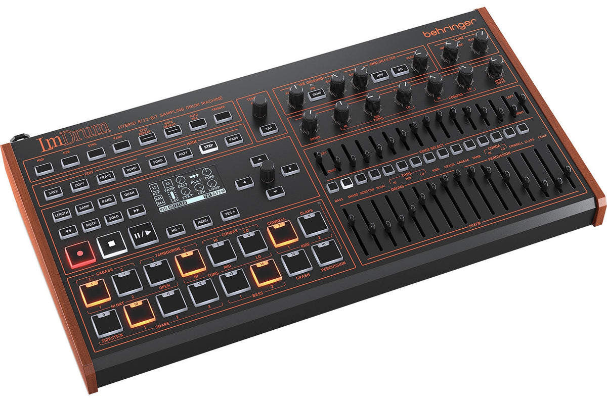 Behringer LM DRUM Retro-Style Drum Machine with Sequencer and Sampler