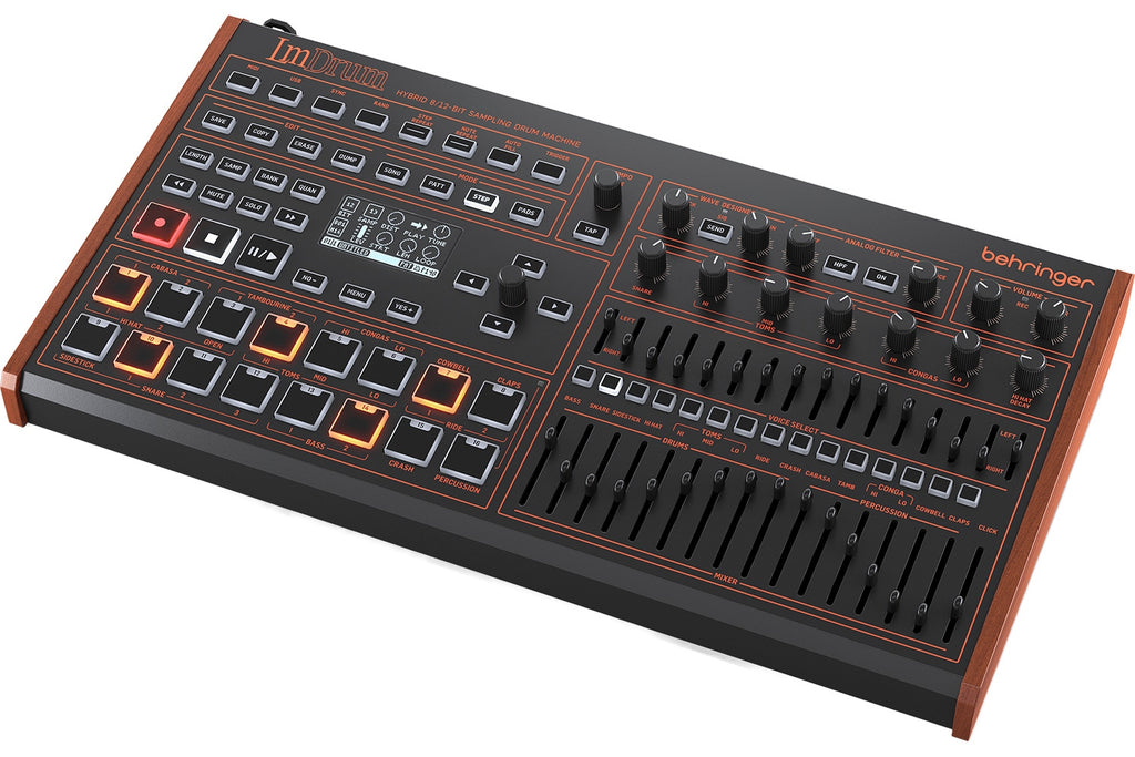 Behringer LM DRUM Retro-Style Drum Machine with Sequencer and Sampler