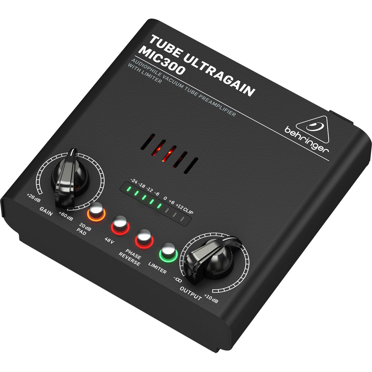 Behringer TUBE ULTRAGAIN MIC300 Tube Preamp with Limiter