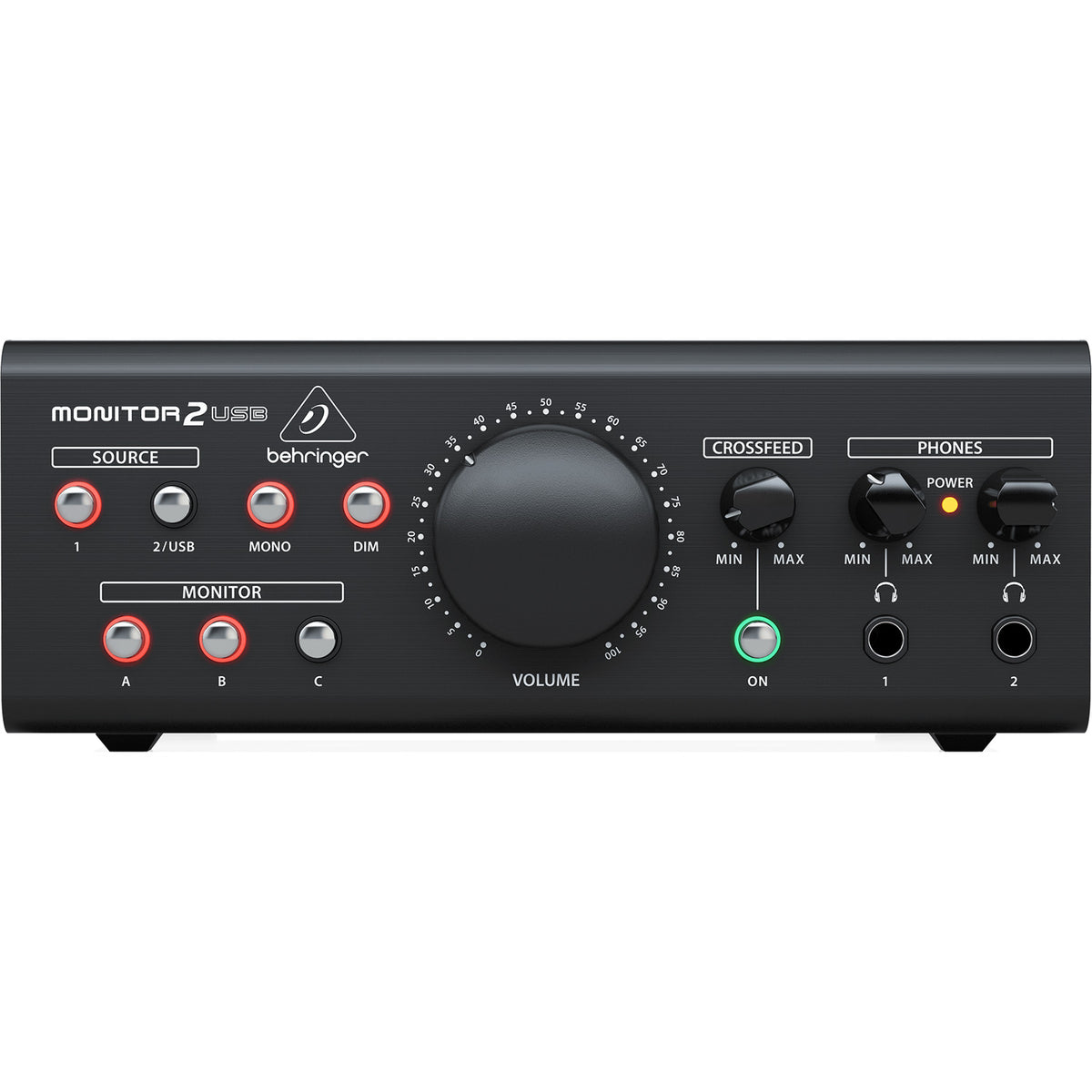 Behringer MONITOR2USB Speaker and Headphone Monitoring Controller