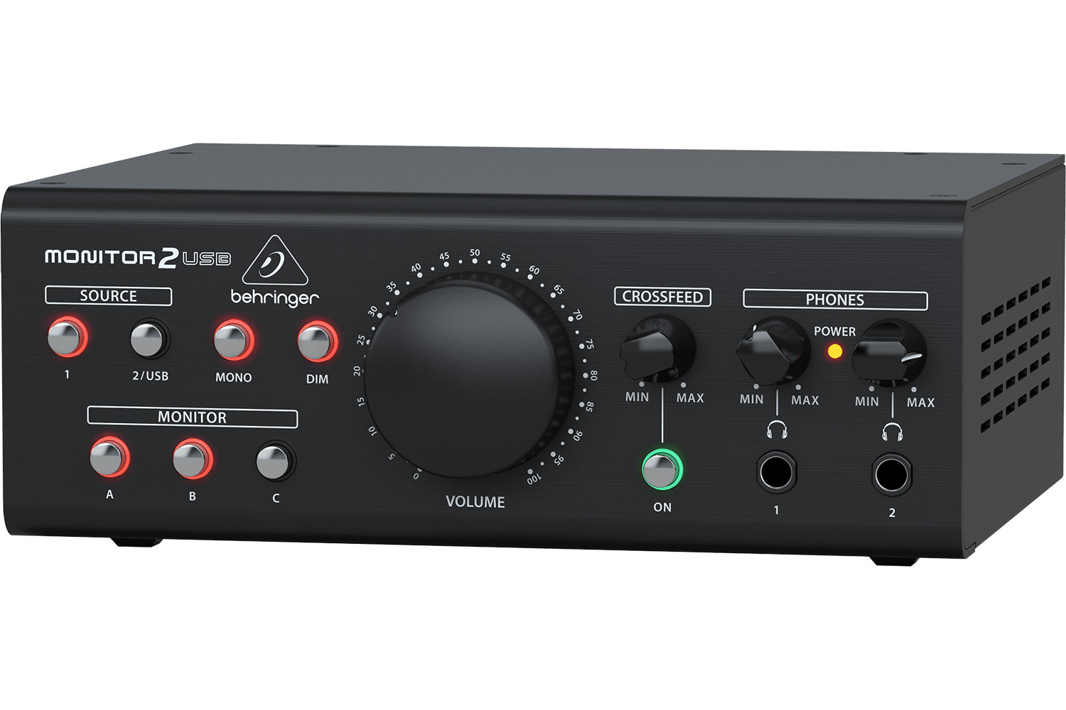 Behringer MONITOR2USB Speaker and Headphone Monitoring Controller