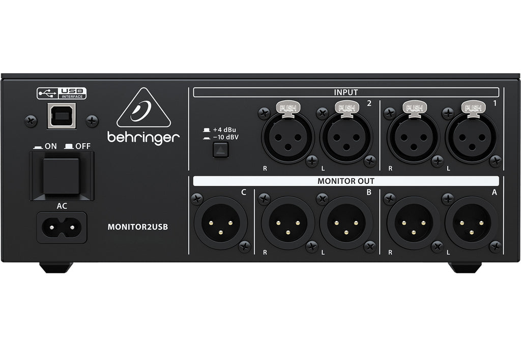 Behringer MONITOR2USB Speaker and Headphone Monitoring Controller