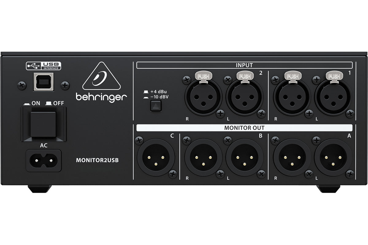 Behringer MONITOR2USB Speaker and Headphone Monitoring Controller