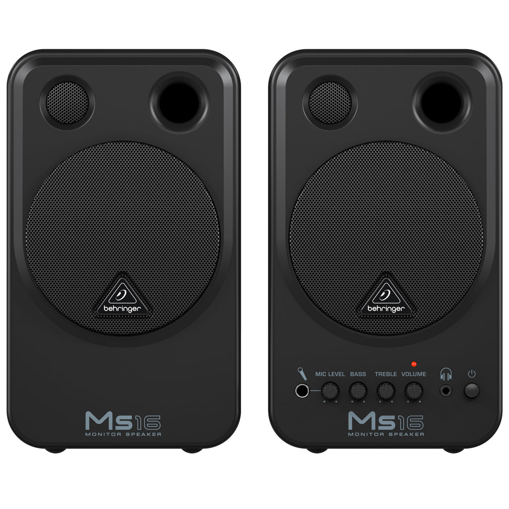Behringer MS16 Active 16W Personal Monitor - Pair