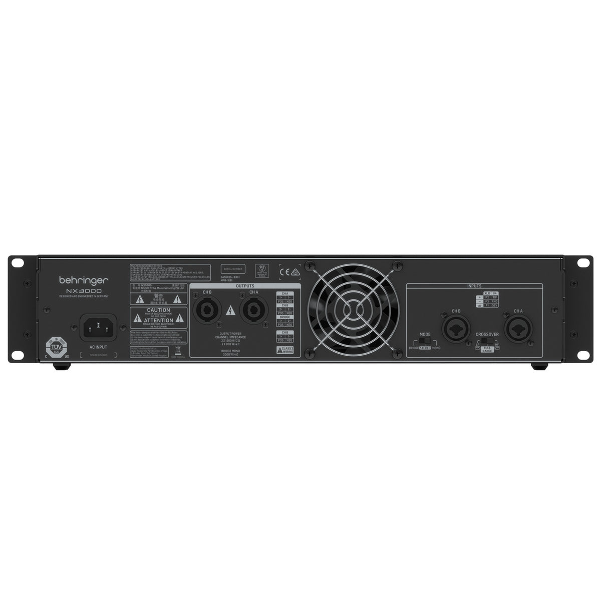 Behringer NX3000 3000W Class D Power Amplifier