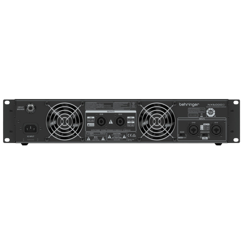 Behringer NX6000 6000W Class D Power Amplifier