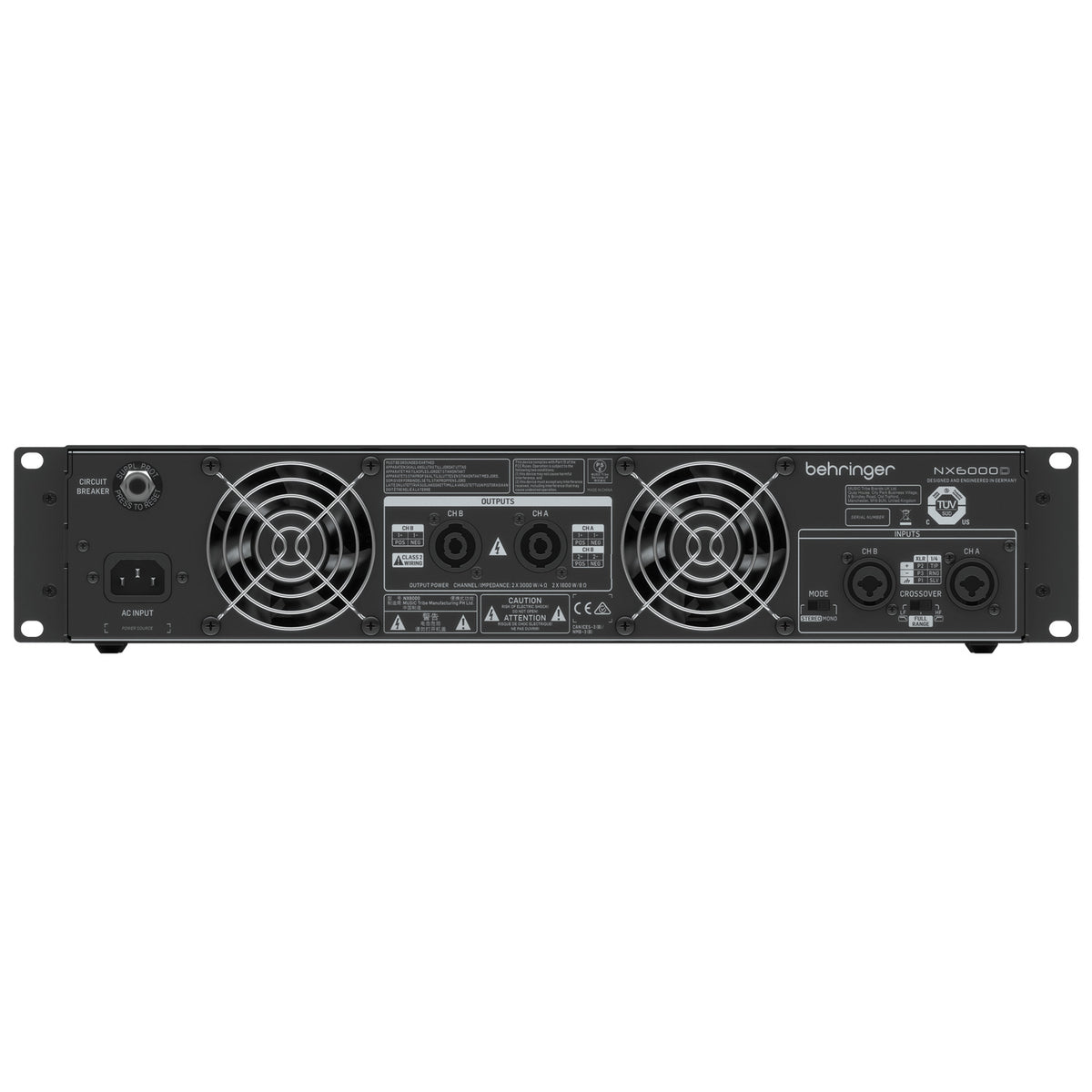 Behringer NX6000 6000W Class D Power Amplifier