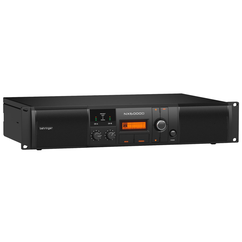 Behringer NX6000D 6000W Class D Power Amplifier with DSP