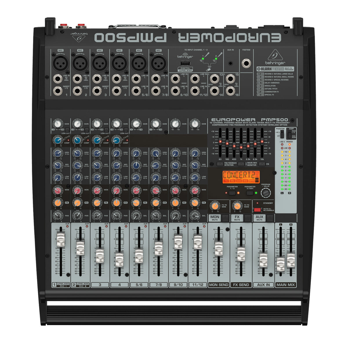 Behringer PMP500 12-Channel Powered Mixer