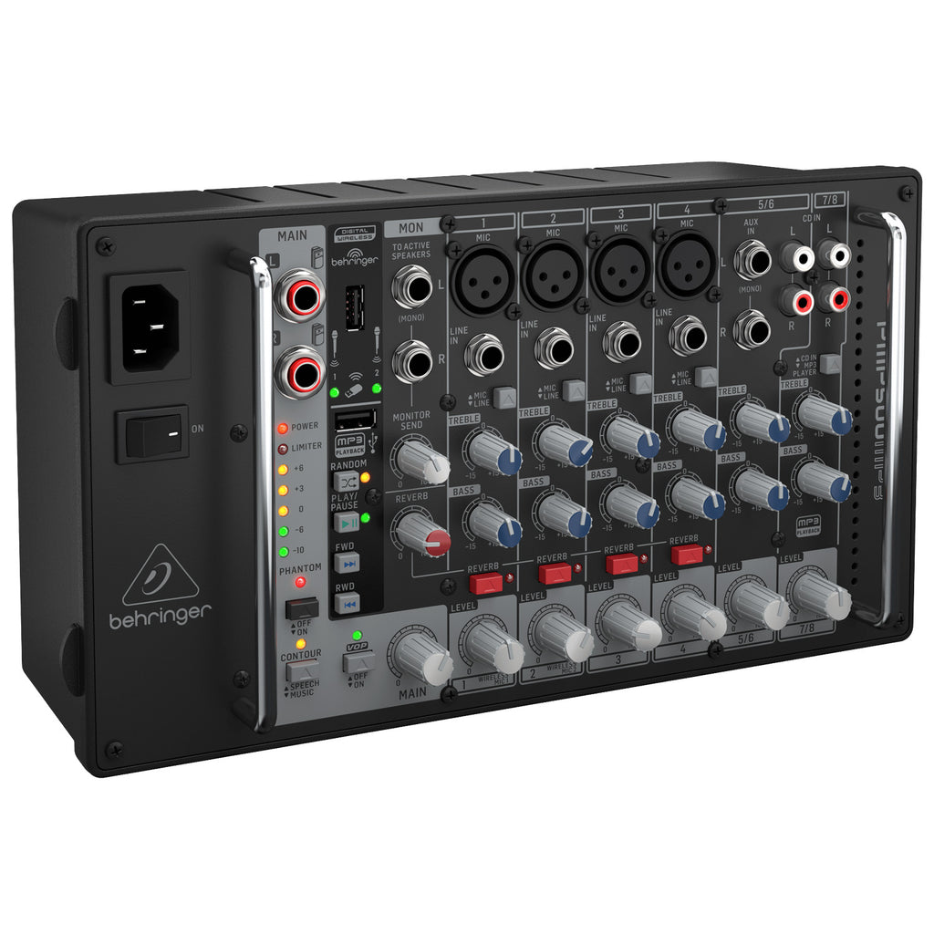 Behringer PMP500MP3 8-Channel Powered Mixer