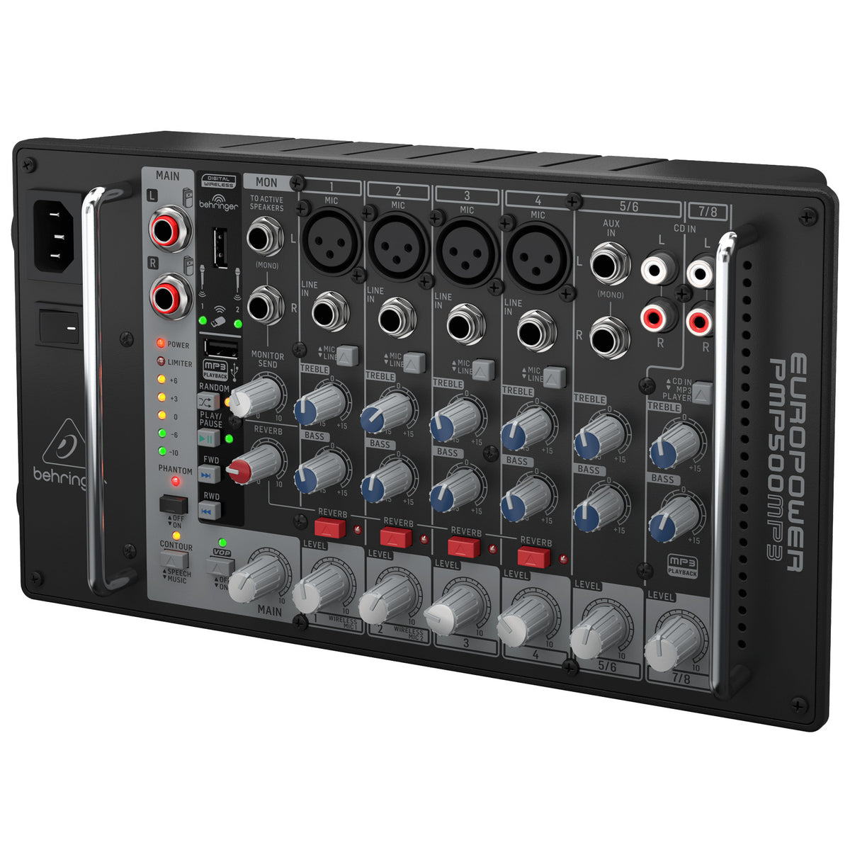 Behringer PMP500MP3 8-Channel Powered Mixer