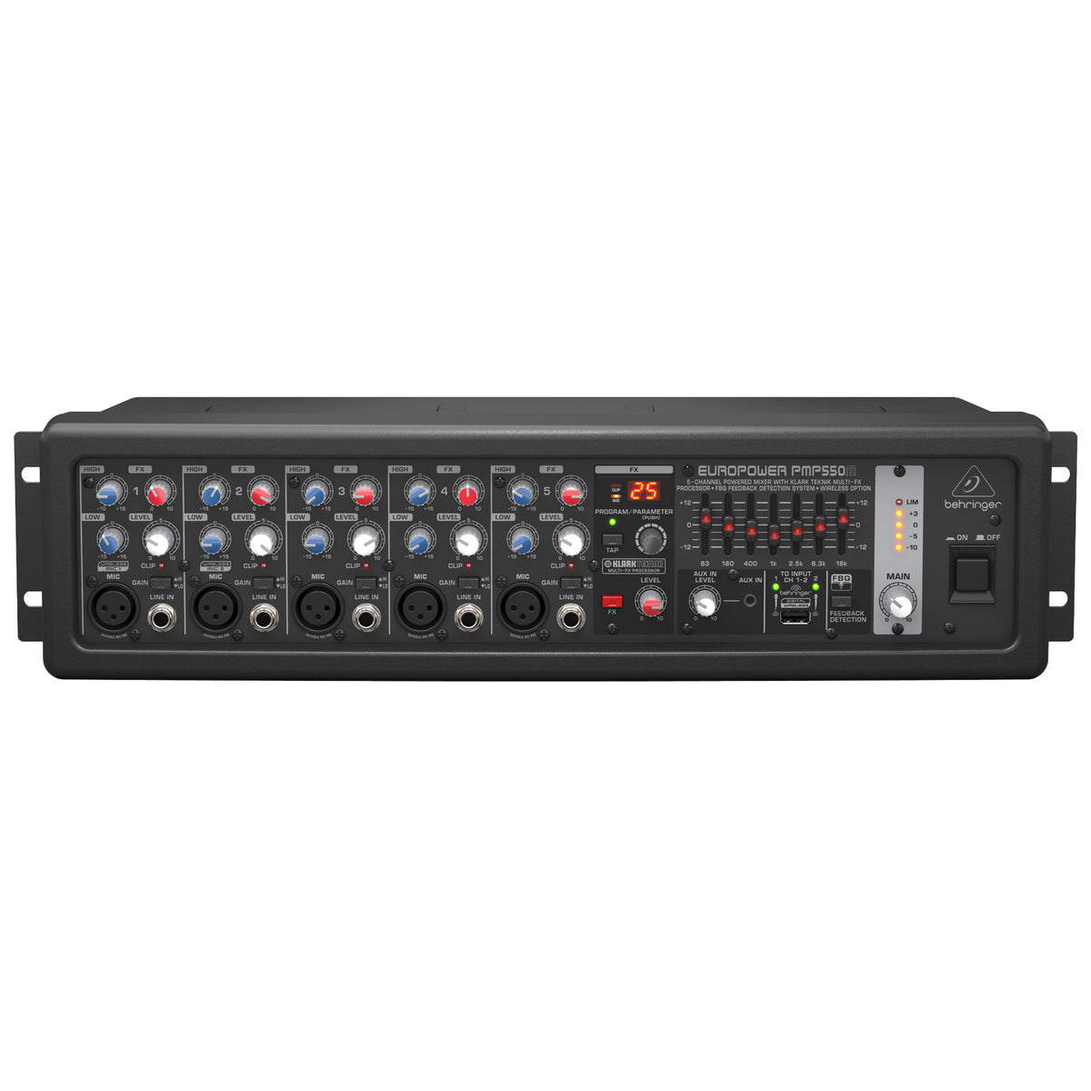 Behringer PMP550M 5-Channel Powered Mixer