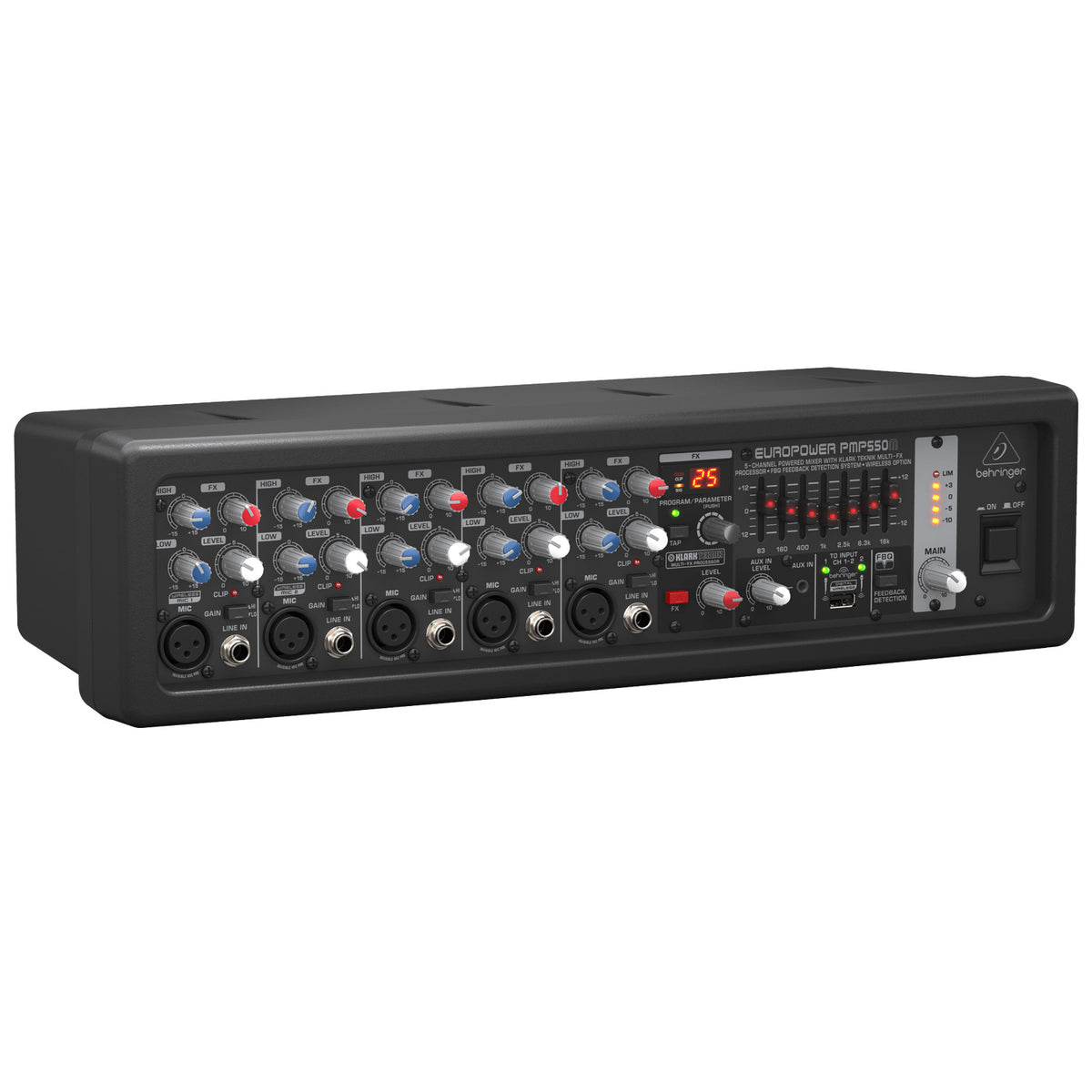 Behringer PMP550M 5-Channel Powered Mixer