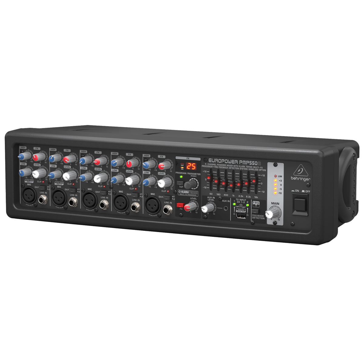 Behringer PMP550M 5-Channel Powered Mixer