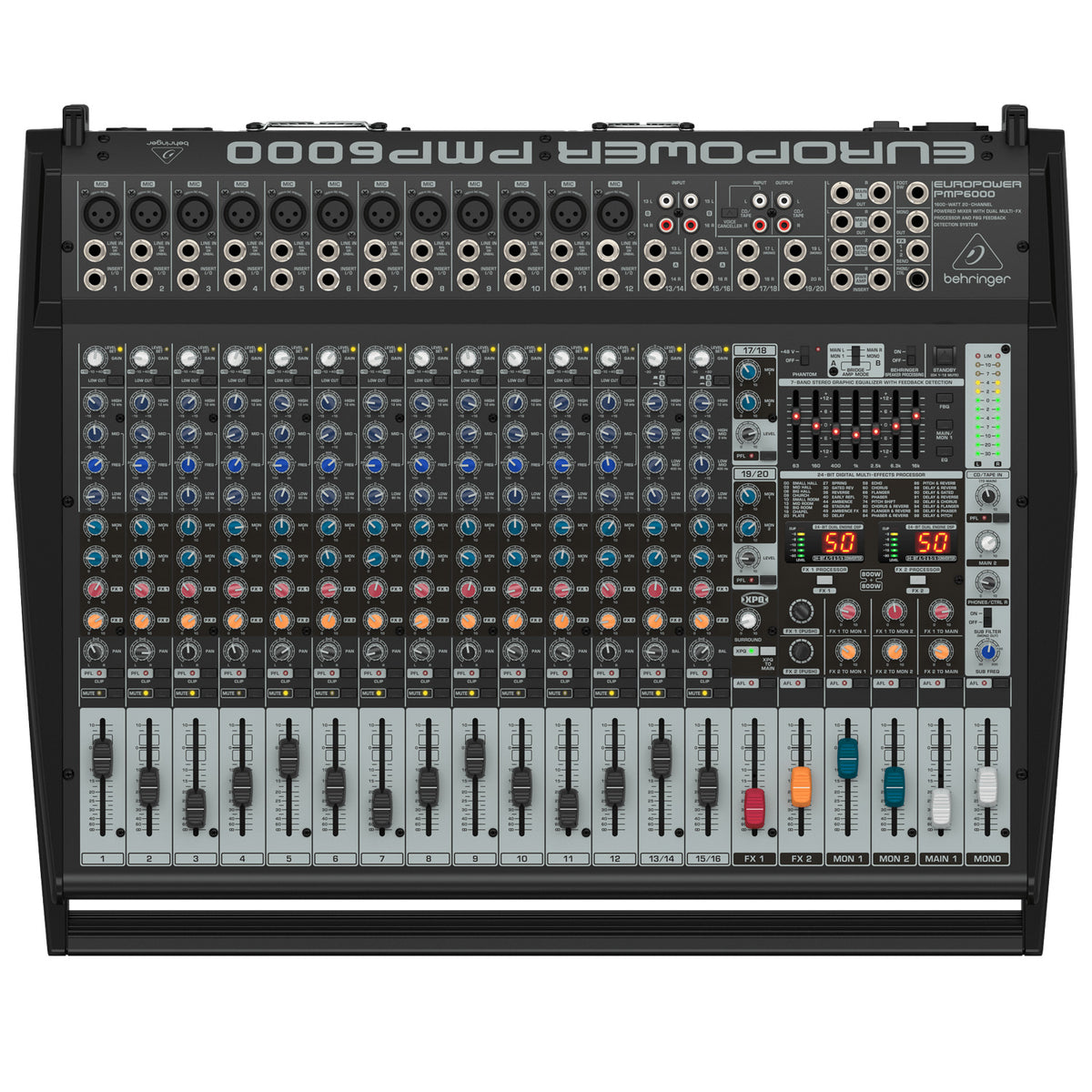 Behringer PMP6000 20-Channel Powered Mixer
